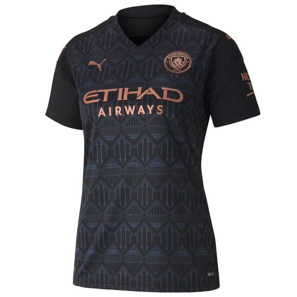 Maglia Manchester City Away Donna 20/21 Nero